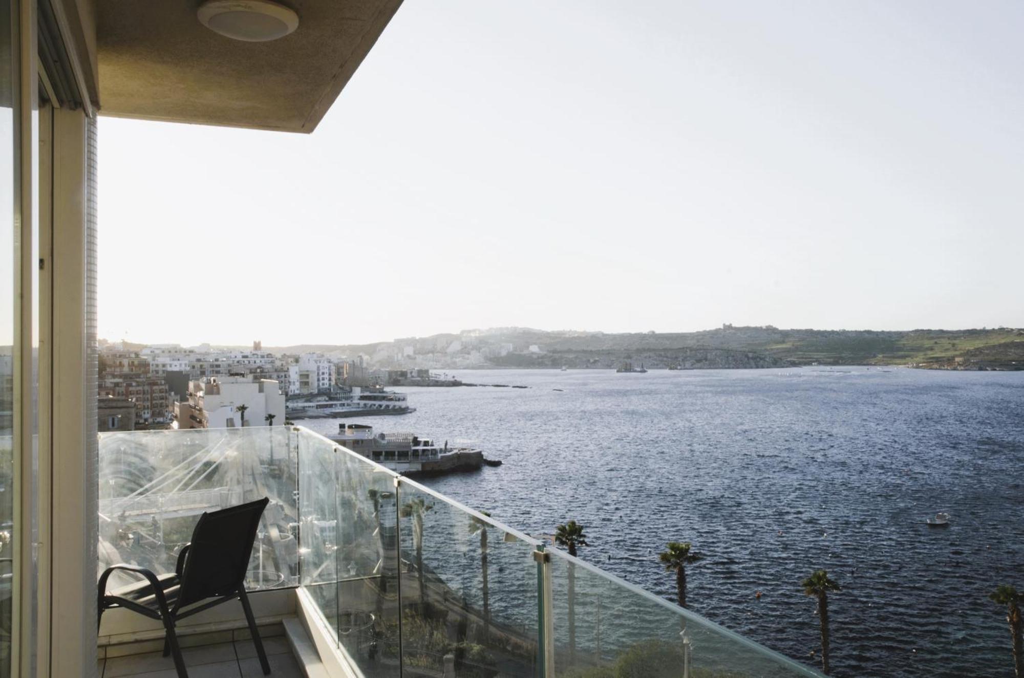 New Seafront Apartment - Spectacular Views San Pawl il-Baħar Eksteriør bilde