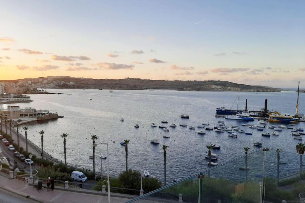 New Seafront Apartment - Spectacular Views San Pawl il-Baħar Eksteriør bilde