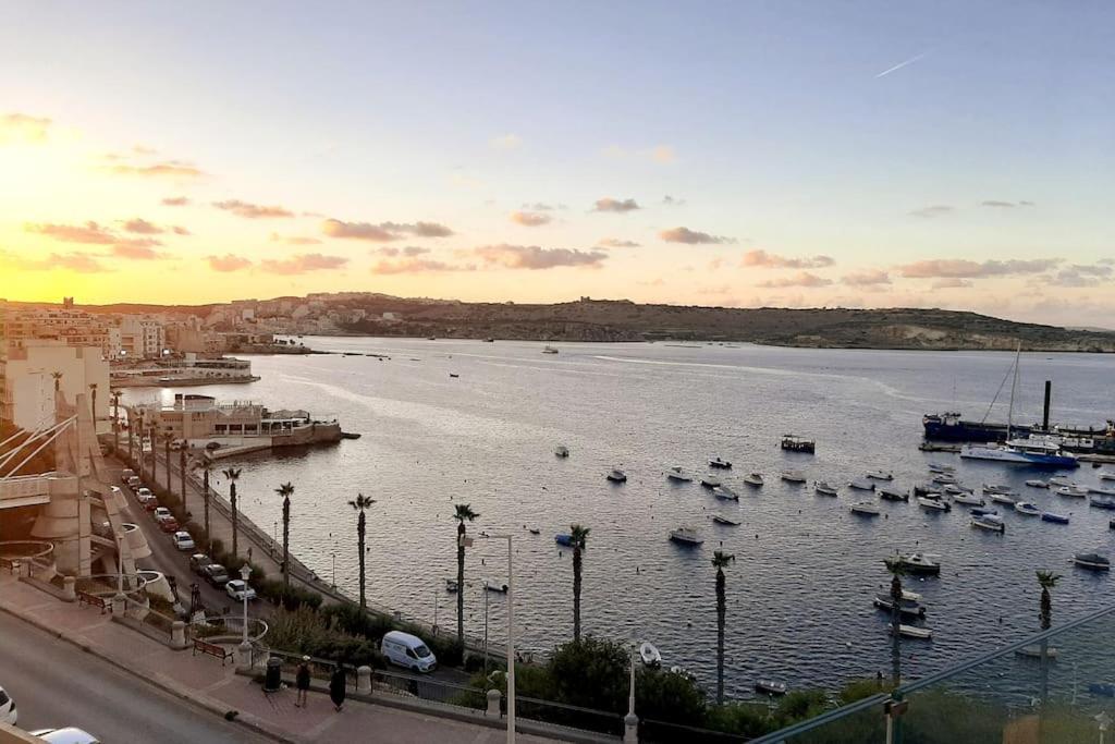 New Seafront Apartment - Spectacular Views San Pawl il-Baħar Eksteriør bilde
