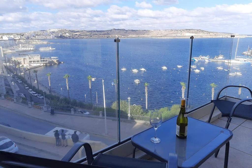 New Seafront Apartment - Spectacular Views San Pawl il-Baħar Eksteriør bilde